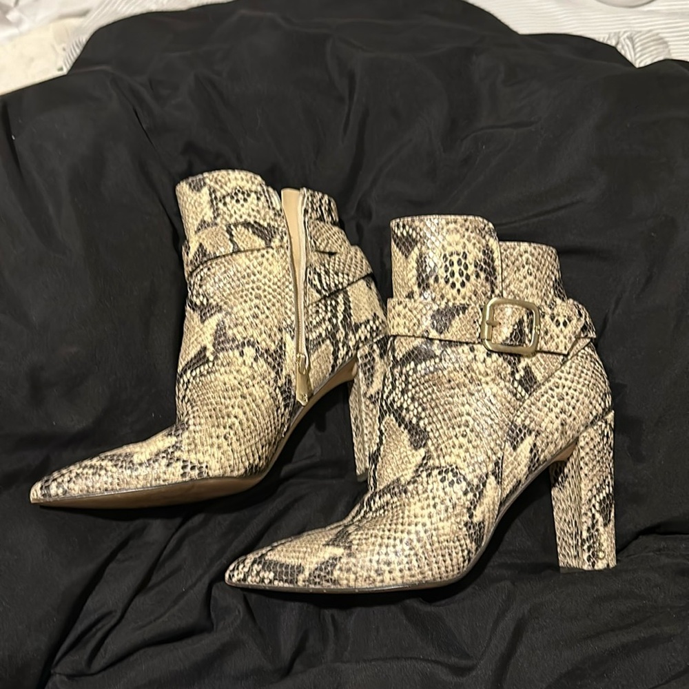Snakeskin boots Sam Edelman